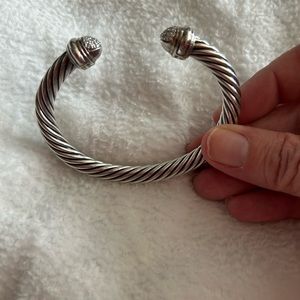 David Yurman diamond pave bracelet.. medium I’m thinking a 7mm
